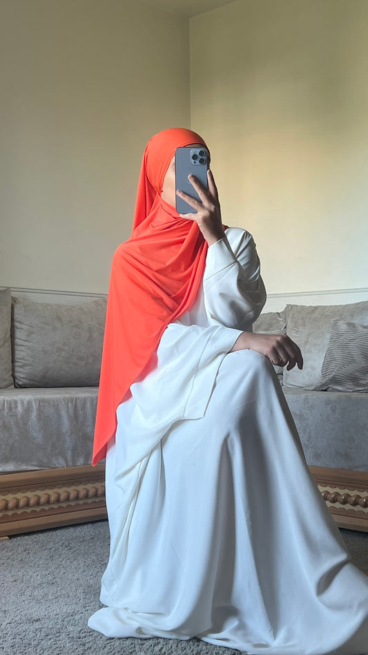 Voile jersey premium orange