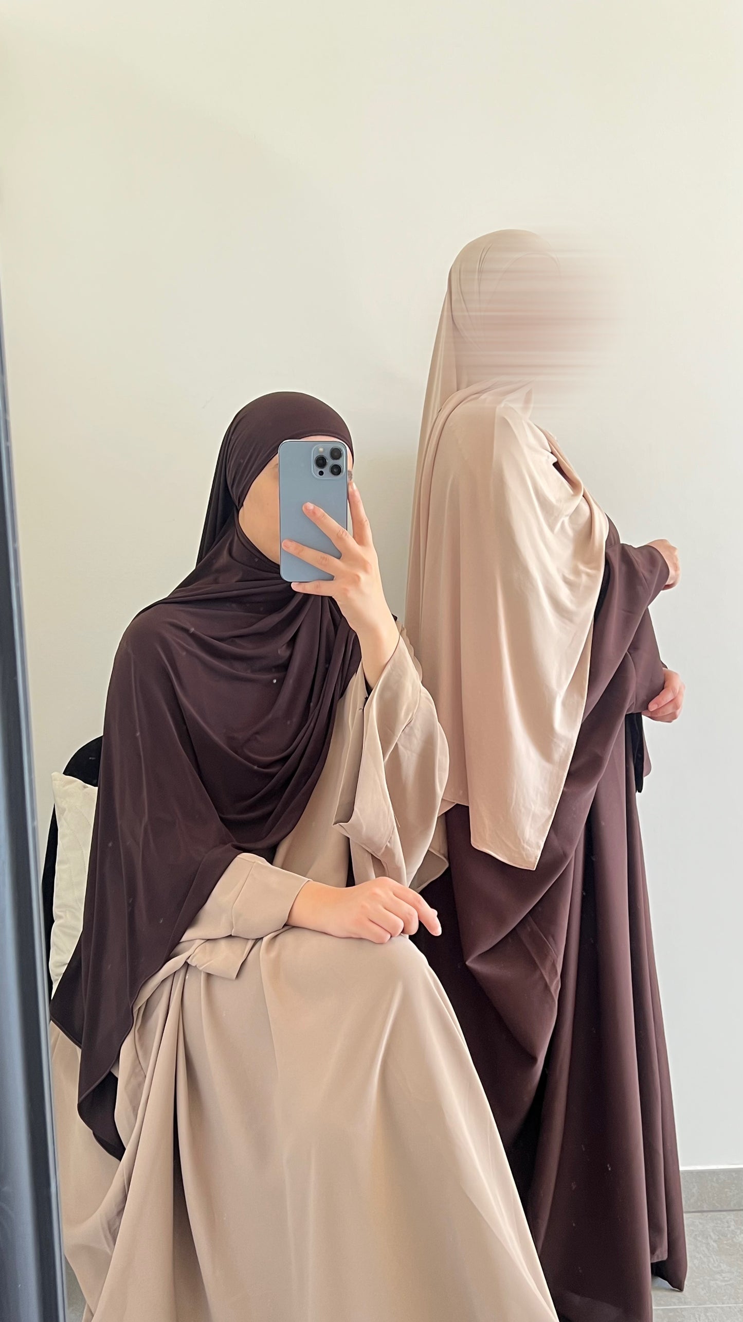 Abaya saoudienne sable
