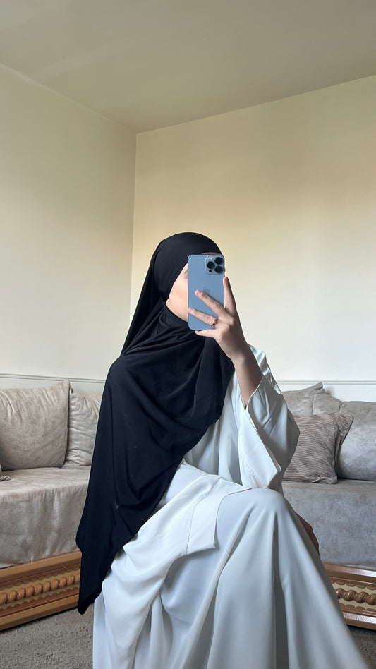 Voile jersey premium noir