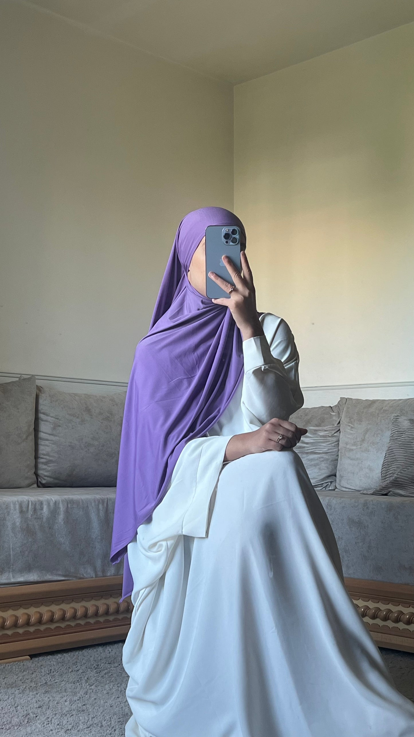 Voile jersey premium violet