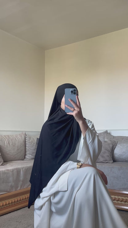 Voile jersey premium noir