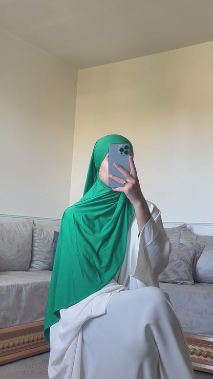 Voile jersey premium vert menthe